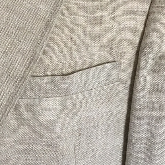 David Hunter Beige Linen Sportcoat - Picture 2 of 8
